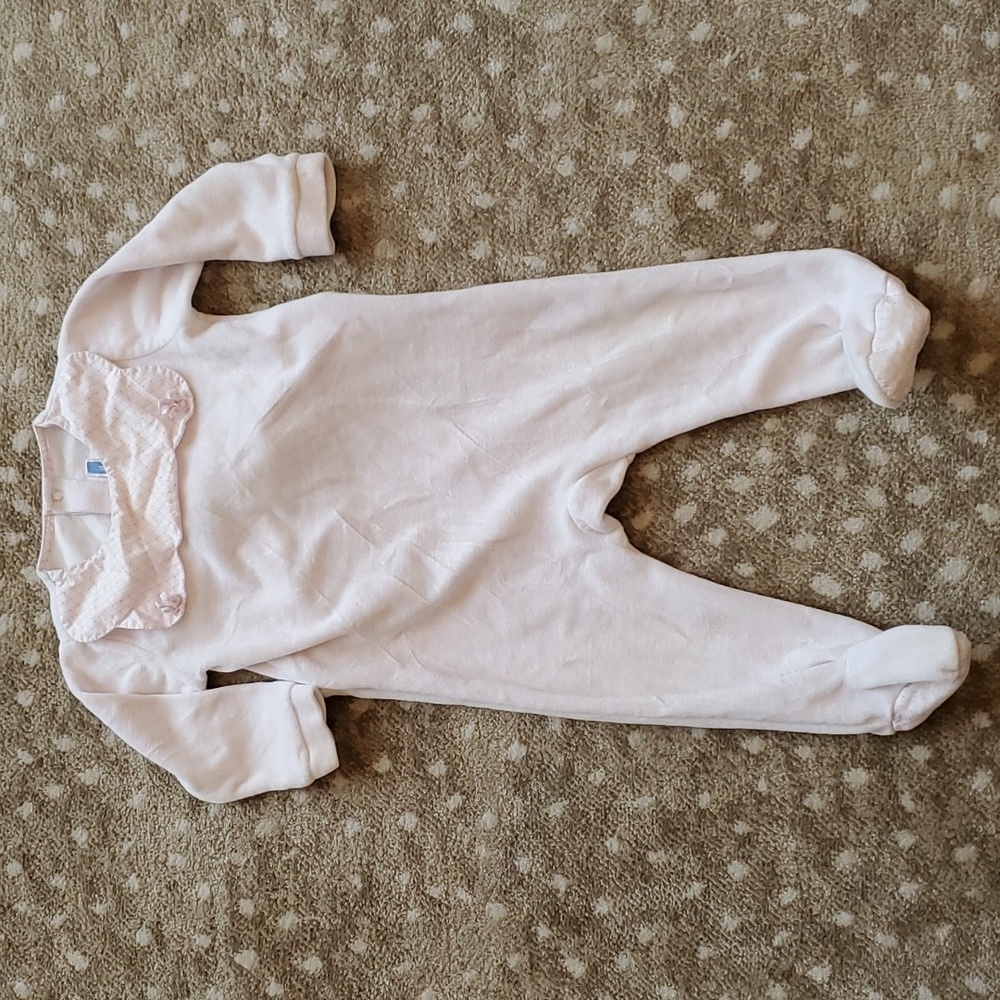 Jacadi Paris Light Pink Onsie | 12M